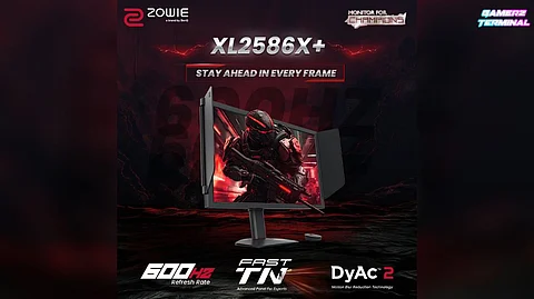 BenQ Launches ZOWIE XL2586X Plus Monitor with 600Hz Refresh Rate for Pro Gamers