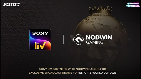 NODWIN Gaming Partners with Sony LIV to Stream Esports World Cup 2025 in India