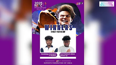 Mandalapu Sreesanth Secures India Spot for Asian Youth Games with Street Fighter 6 Sweep