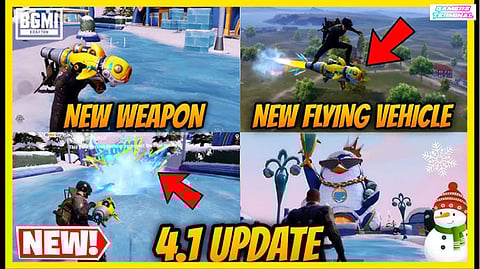 BGMI 4.1 Drops Rocket Launcher, Frosty Funland Mode & Major Gunplay Overhaul