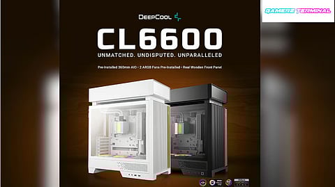 DeepCool Introduces CL6600 With Pre-Installed 360mm Liquid Cooling