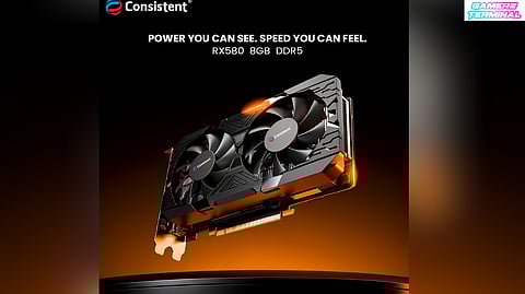 Consistent Infosystems Launches RX580 8GB DDR5 Graphics Card for High-Performance Gaming