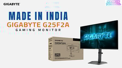 GIGABYTE Launches ‘Made in India’ G25F2A Monitor for Professional Gamers