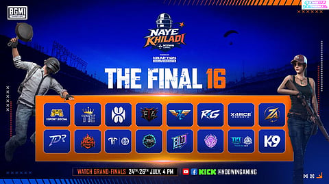 BGMI: NAYE KHILADI Grand Finals Begin with Top 16 Teams Ready for Ultimate Esports Battle