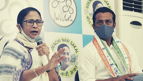 Tennis great Leander Paes joined TMC in the presence of Mamata Banerjee on Saturday, Ocotber 20, 2021