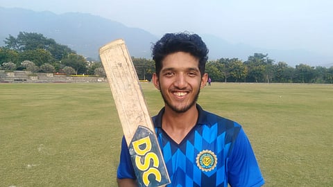 Kashyap Bakhale scored 77 runs in 47 balls with six boundaries and four sixes.