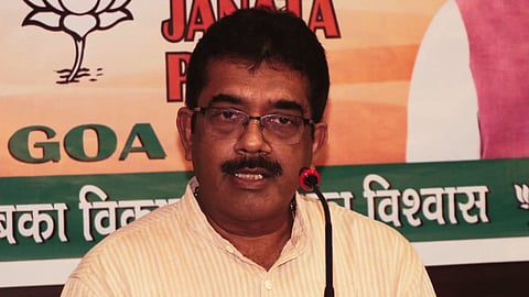 Goa BJP president Sadanand Tanavade