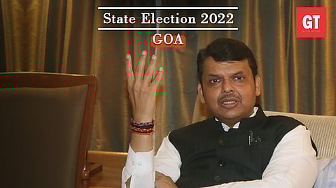 Former Maharashtra Chief Minister and BJP Goa poll in-charge Devendra Fadnavis