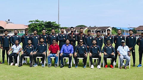 The Goa team for the upcoming Vijay Hazare trophy.