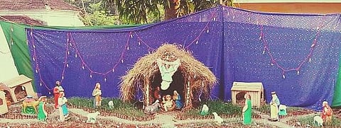 A Nativity scene is an essential element of Christmas in Goa