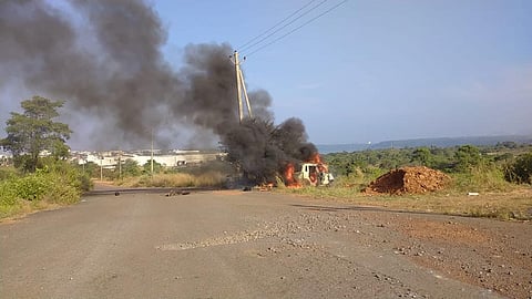 The mishap occurred around 9:00 AM near GIDC Verna.