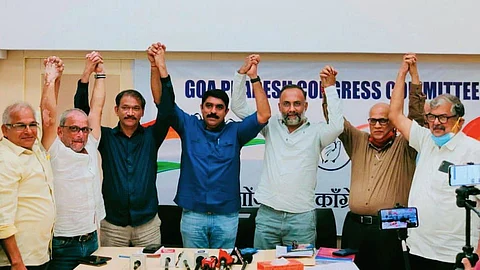 Congress and Goa Forward Party on Saturday, December 18, announced their pre-poll alliance for Goa Elections 2022