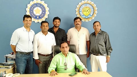 Suraj Lotlikar (center) was elected the GCA President in 2019. 