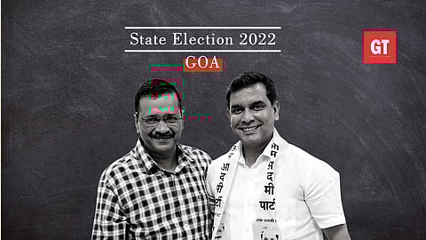 Arvind Kejriwal (L) and Amit Palekar (R) 