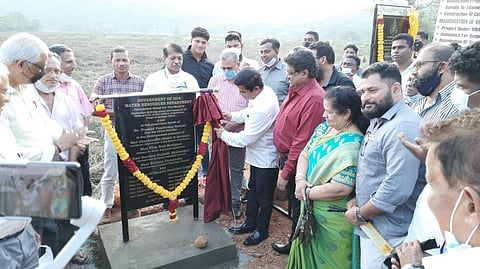 Chandrakant Kavlekar laid foundation stone in Quepem.
