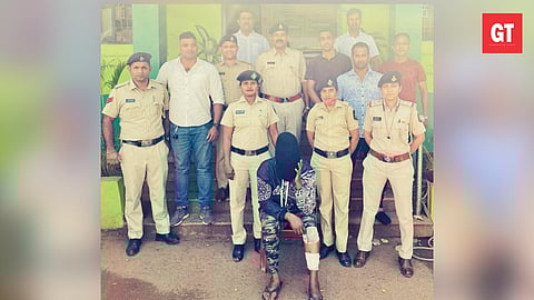 Calangute police have arrested a Ghana national for being in possession of illegal drugs