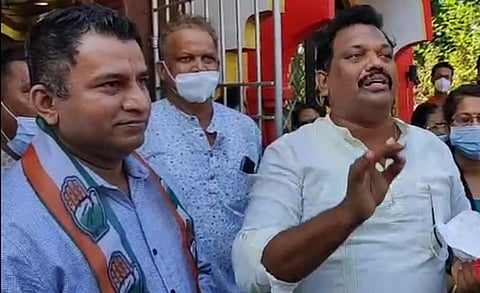 BJP MLA Michael Lobo joins Congress campaign at Guirim
