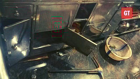 The thieves stole more than Rs. 30,000 from the donation box.