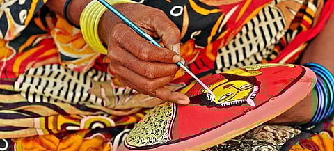 A mind-boggling array of Indian handicrafts are on sale in Campal