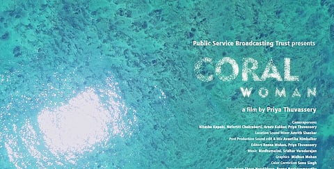 Watch Priya Thuvaserry’s award-winning documentary, Coral Woman, at Sunapranta Goa Centre for the Arts, Altinho