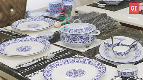 Macao crockery is easily recognizable by its blue and white hues