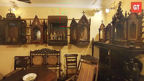 Altars in a variety of styles can be found at Goa Chitra, in Benaulim