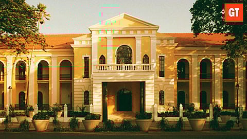The old GMC building, in Panjim, comes to life during the annual Film Festival of India