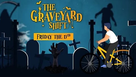 Go on a Friday, the 13th bike trail