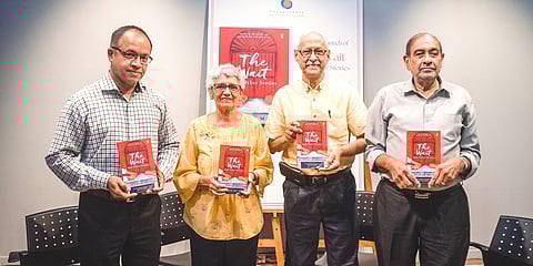 (L - R) José Lourenço, Isabel Santa Rita Vás, Damodar Mauzo and Xavier Cota