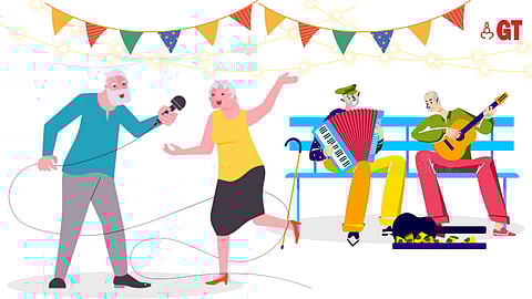 Fun for senior citizens @ GLiterARTi