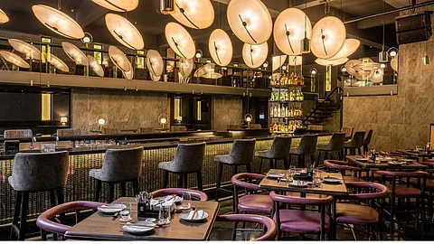 The simple and eclectic decor at the Saké – The Asian Lounge.