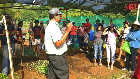 A session on 'Organic Kitchen Gardening'
