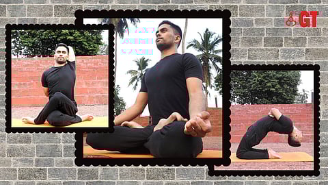 This year Dr Pankaj Sainekar surpassed his record of 5445 non-stop Surya Namaskars with 5598 Surya Namaskars in 24 hours.