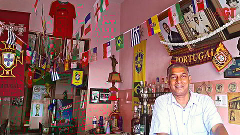 Marietta Bar and Restaurant continues being the signpost of World Cup fever in Panaji.