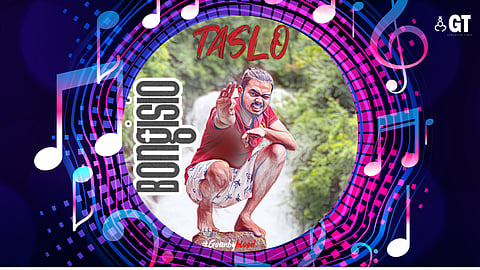 Bongisio presents social issues through his rap.