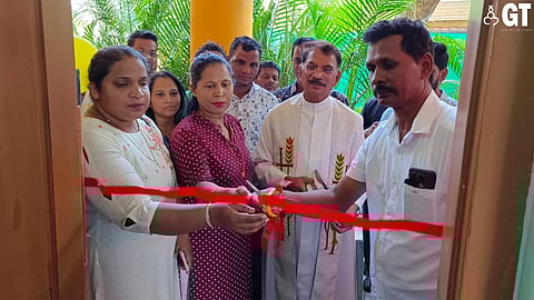 Electricity department office was shifted inside market complex of Cortalim.