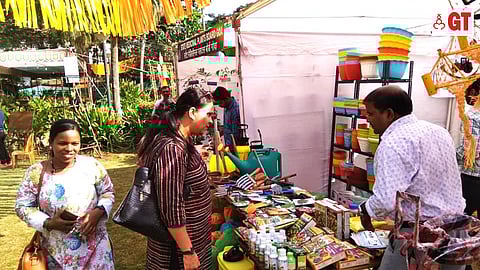 From pots to plants, a variety of items connected with plants and gardening can be found at ‘Plant Utsav’