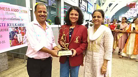 Bhakti Kulkarni makes her parents proud to have a girl child.