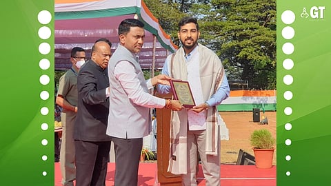 Agriculture graduate, Vandit Naik, received 'Krish Ratna' award in 2021