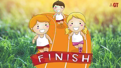 This is the first time school teams are competing in the SKF Goa River Marathon.