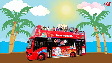 This bus route has been fixed from Old Goa to Vagator.