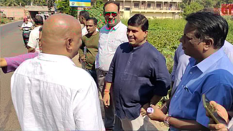 Vasco MLA Krishna Salkar inspected Maimollem lake on Thursday which will be taken up for beautification.