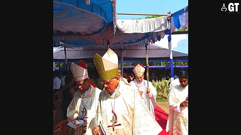 Cardinal Filipe Neri Ferrao beseeched devotees to seek inspiration from St Joseph Vaz.