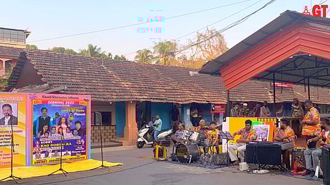 'Khell tiatrs' are usually held at village squares such as this one