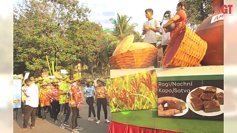 At the recent Carnival float parade, in Goa, millet was the focus of one of the floats