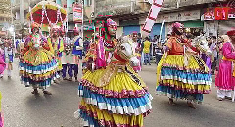 Decorations and colour is a common sight during the festive seasons of Goa.