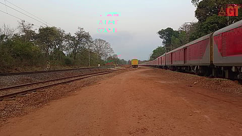 Kalay panch members and locals do not want iron ore transportation from Kalay village.