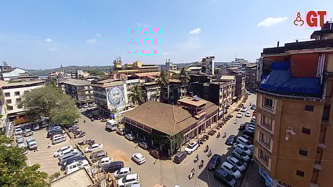 A heritage house dwarfed by concrete structures on a busy street in Panjim is not an oddity but a reflection of the absence of planning.
