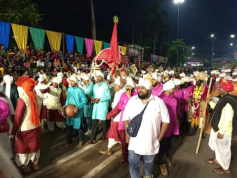 The main Romtamel procession.