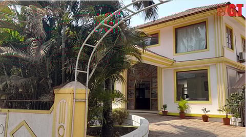 Violence began outside Hotel Spazio